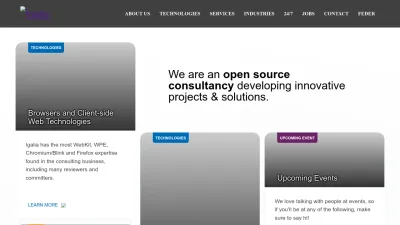 Screenshot of Igalia.com