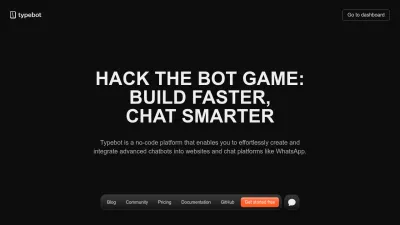 Screenshot of Typebot.io