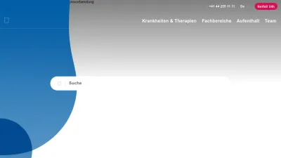Screenshot of Usz.ch