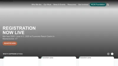 Screenshot of Ncai.org