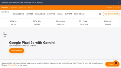 Screenshot preview of u.com.my