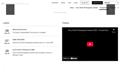 Screenshot of Worldphoto.org