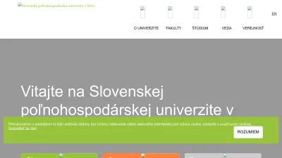 Screenshot of Uniag.sk