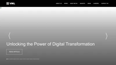 Screenshot of Vml.com