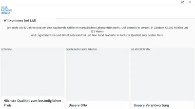 Screenshot of Info.lidl