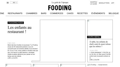 Screenshot of Lefooding.com