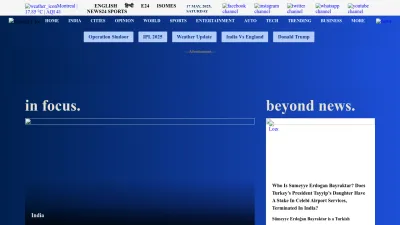 Screenshot of News24online.com