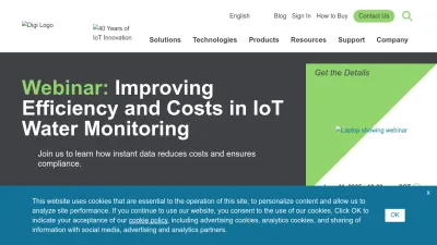 Screenshot of Digi.com