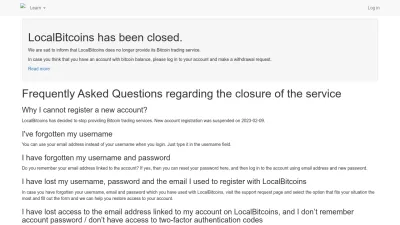 Screenshot of Localbitcoins.com