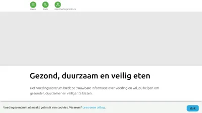 Screenshot of Voedingscentrum.nl