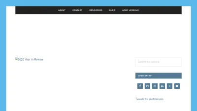Screenshot of Scottdeluzio.com