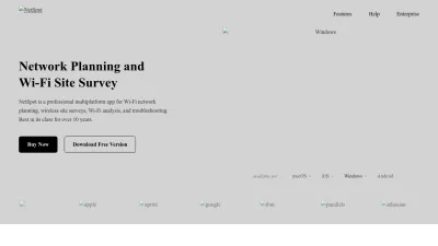 Screenshot of Netspotapp.com