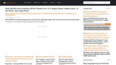 Screenshot of Bravenewcoin.com