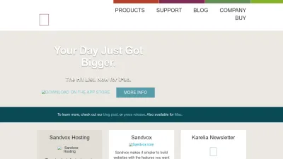 Screenshot of Karelia.com