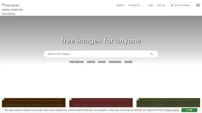 Screenshot preview of pixnio.com