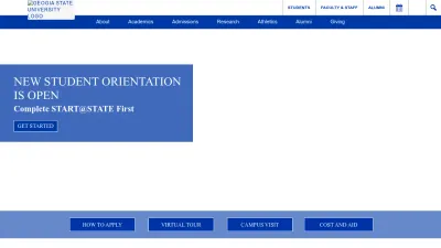 Screenshot of Gsu.edu