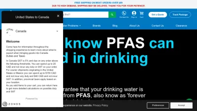 Screenshot of Freshwatersystems.com