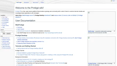 Screenshot of Protegewiki.stanford.edu