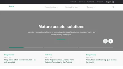 Screenshot of Bakerhughes.com