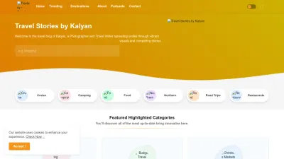 Screenshot of Travtasy.com