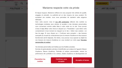 Screenshot of Marianne.net