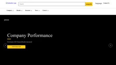 Screenshot preview of caterpillar.com