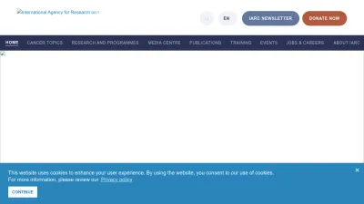 Screenshot preview of iarc.fr