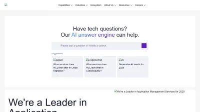 Screenshot of Hcltech.com