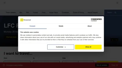 Screenshot of Merseytravel.gov.uk