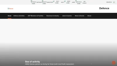 Screenshot of Defence.gov.au