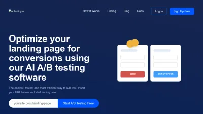 Screenshot of Abtesting.ai