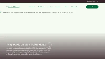 Screenshot of Tpl.org