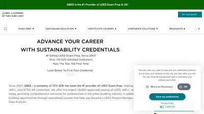 Screenshot of Gbes.com