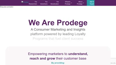 Screenshot of Prodege.com