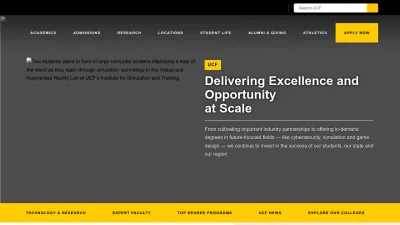 Screenshot preview of ucf.edu