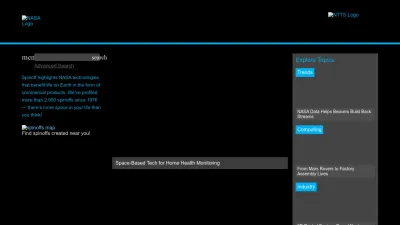 Screenshot of Spinoff.nasa.gov