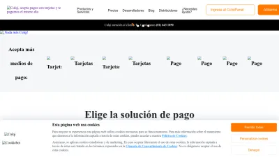 Screenshot of Culqi.com