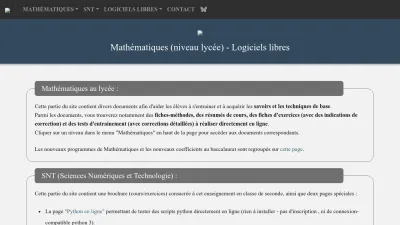 Screenshot of Xm1math.net