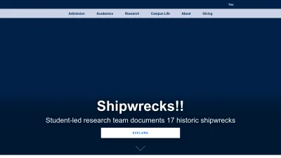 Screenshot preview of uri.edu