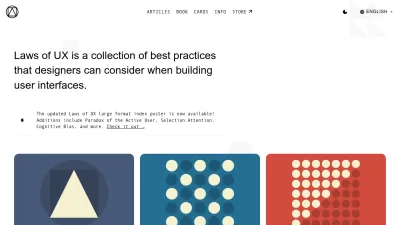 Screenshot of Lawsofux.com