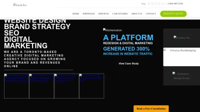 Screenshot of Gwebpro.com