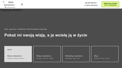 Screenshot of Jaworowi.cz