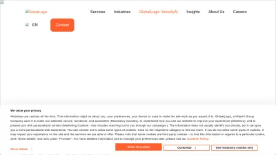 Screenshot of Globallogic.com