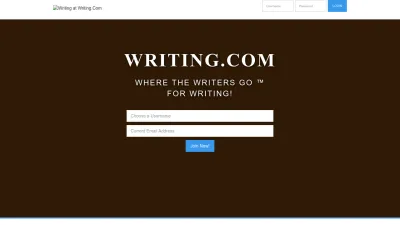 Screenshot of Writing.com