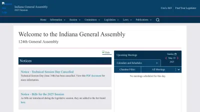 Screenshot preview of iga.in.gov