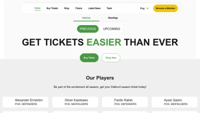 Screenshot of Dalkurd.se