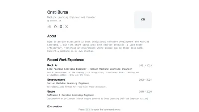 Screenshot of Scribu.net