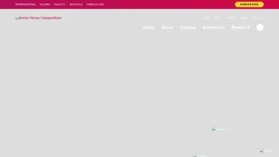 Screenshot of Amrita.edu