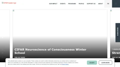 Screenshot of Cifar.ca