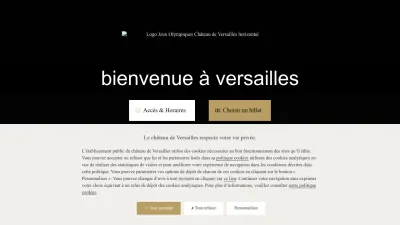 Screenshot of Chateauversailles.fr